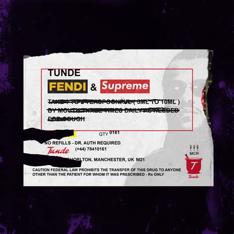 tunde fendi supreme lyrics|Tunde (UK) – Fendi & Supreme Lyrics .